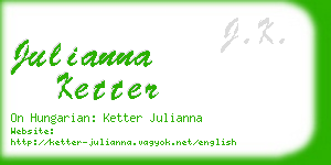 julianna ketter business card